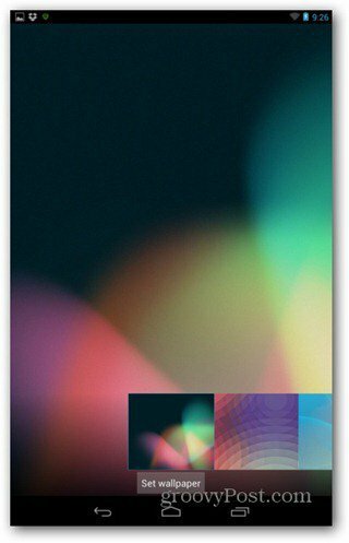 Wallpaper Nexus 7 pilih