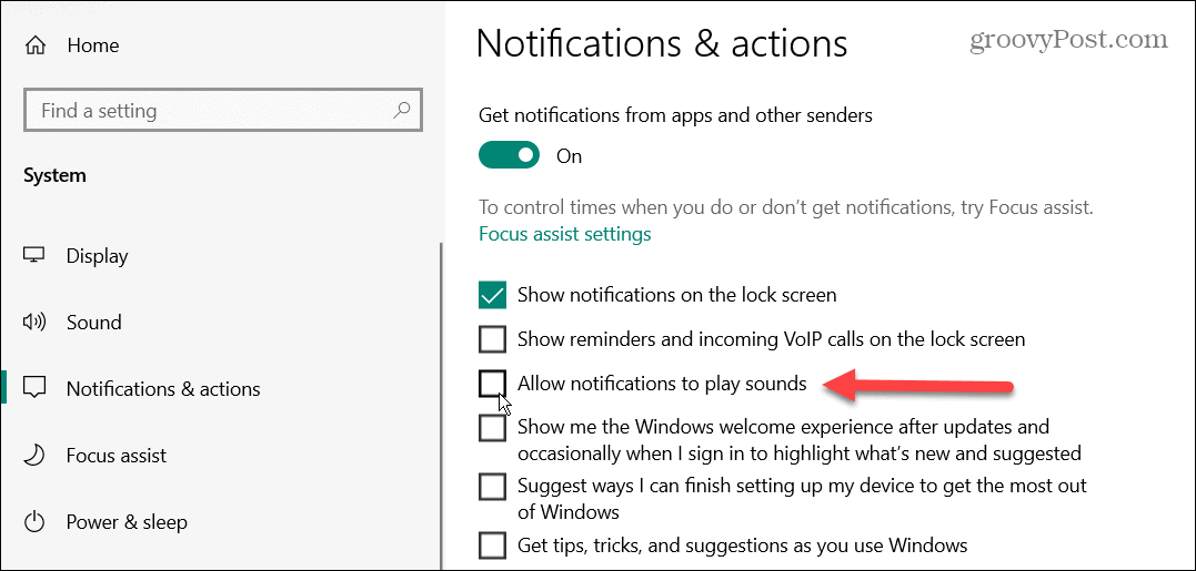 Matikan Suara Notifikasi Aplikasi di Windows