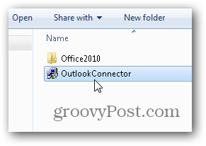 Outlook.com Outlook Hotmail Connector - Luncurkan Installer outlookconnector.exe