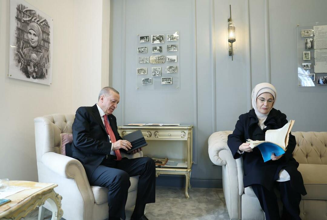 Presiden Recep Tayyip Erdogan dan istrinya Emine Erdogan