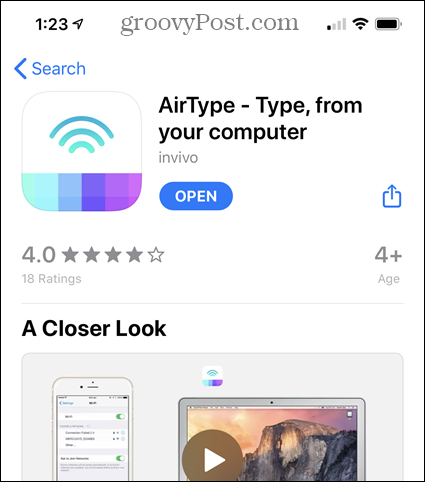 AirType di App Store