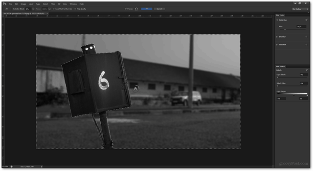 blur galeri efek layar photoshop bokeh latar belakang fotografi blur efek cara tutorial