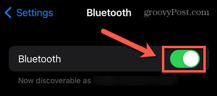 bluetooth iphone aktif