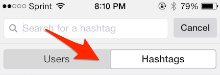 pencarian hashtag instagram