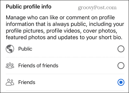 info profil publik facebook