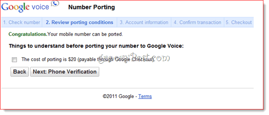 Port Nomor Yang Ada ke Google Voice
