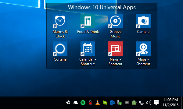 6 Windows 10 Universal App Shortcuts