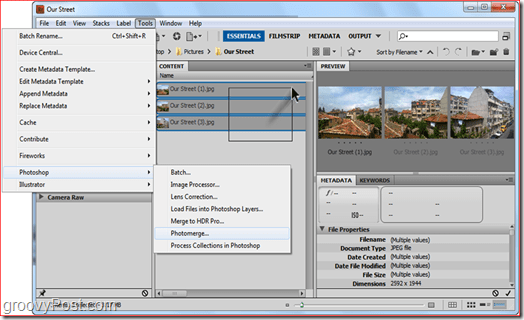 Cara-Membuat Panorama Menggunakan Adobe Bridge dan Adobe Photoshop