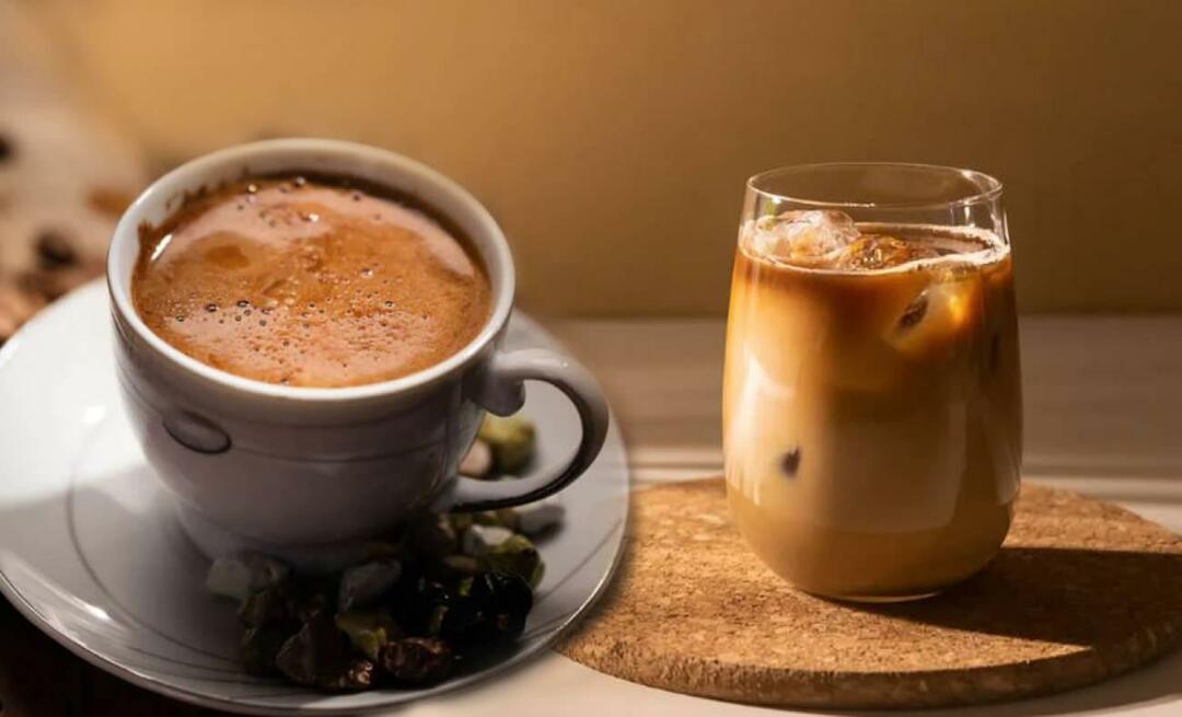 Bagaimana cara membuat es kopi dengan kopi Turki? Membuat kopi dingin dari kopi Turki