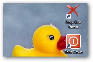 tombol shutdown pada desktop windows 8
