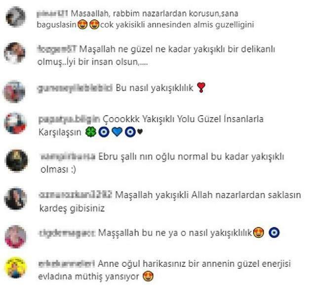 Ebru Şallı berbagi putranya yang berusia 18 tahun! Bingkai itu dihujani komentar...