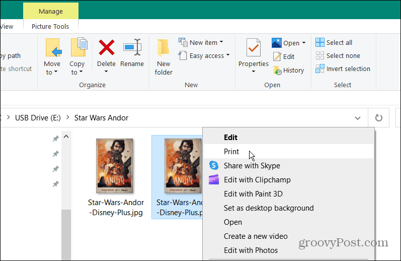Konversikan PNG ke PDF di Windows