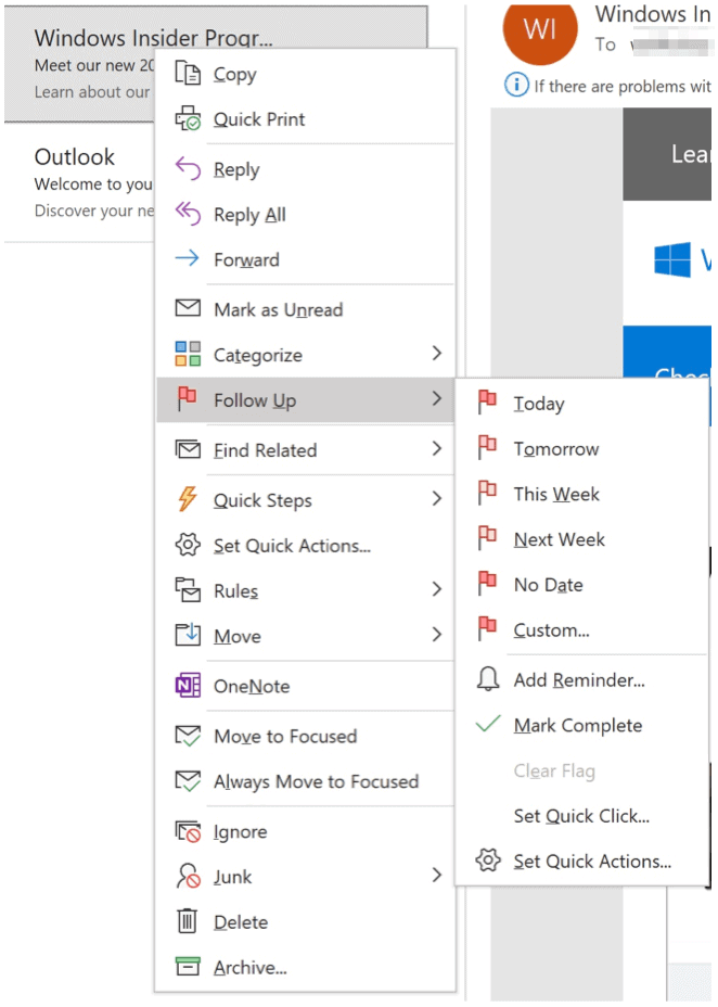 Bendera Tips Microsoft Outlook