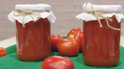 Bagaimana cara membuat saus tomat untuk musim dingin di rumah? Cara termudah membuat saus tomat