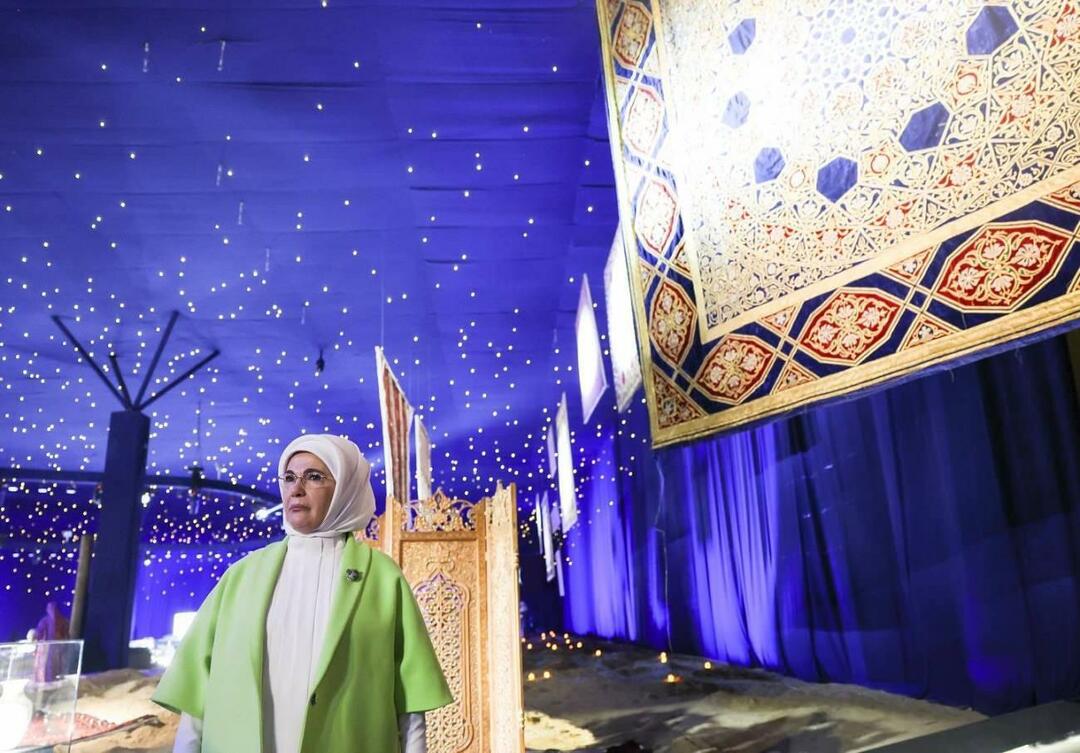 Emine Erdoğan mengunjungi Expo Fair Area di Samarkand
