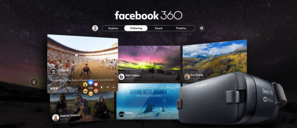 Facebook mengumumkan aplikasi realitas virtual khusus pertamanya, Facebook 360 untuk Gear VR.