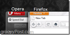 perbandingan tombol opera firefox