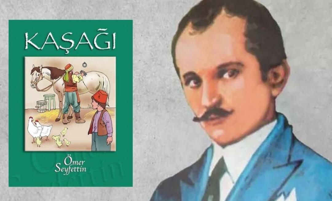 Kisah tak terlupakan dari Ömer Seyfettin: Kağızı! Apa subjek dari buku berjudul 'Kağı'?