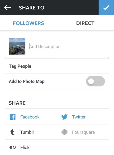 menghubungkan profil sosial ke instagram