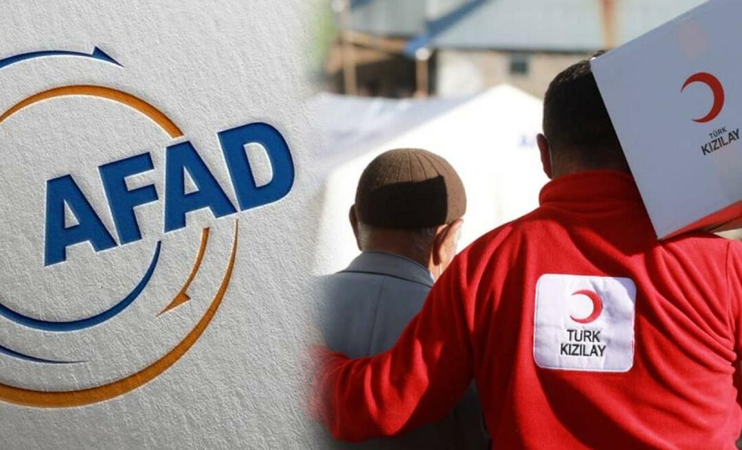 Bagaimana donasi gempa AFAD dapat dilakukan? Saluran donasi AFAD dan daftar kebutuhan Bulan Sabit Merah...
