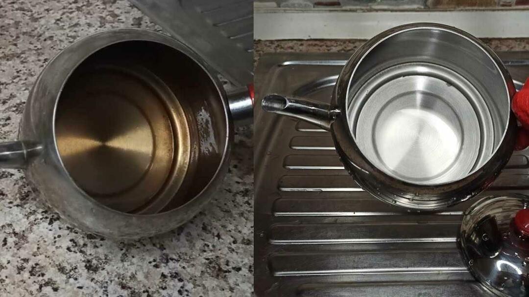Bagaimana cara membersihkan teko yang menguning? Bagaimana cara membersihkan teko baja? Cara memoles teko