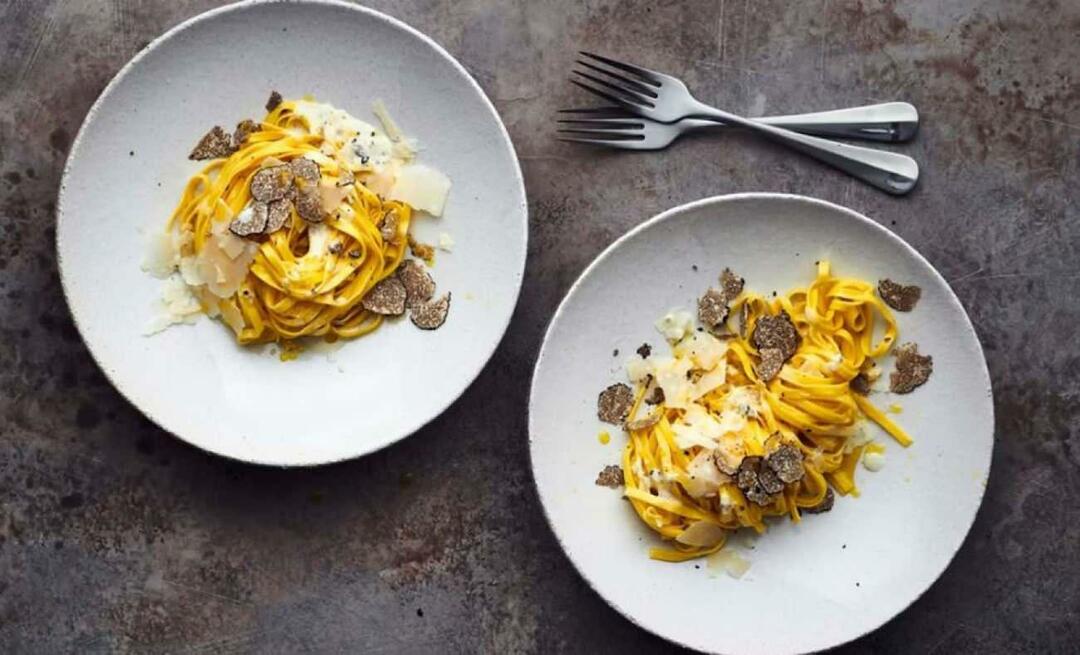 Bagaimana cara membuat pasta dengan saus jamur truffle? Resep pasta saus jamur kaya protein!