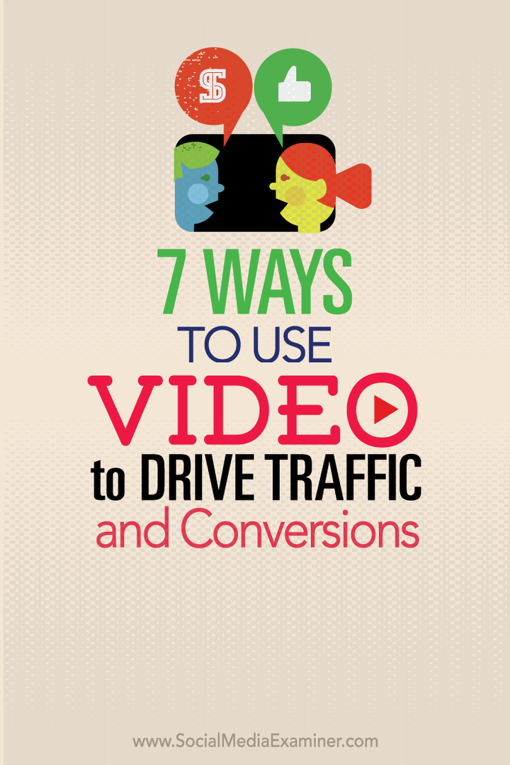 cara menggunakan video untuk mengarahkan lalu lintas dan konversi