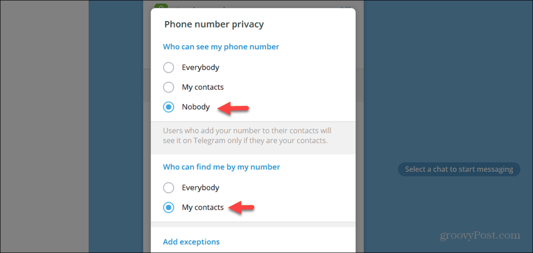 Cara Menyembunyikan Nomor Telepon Anda di Telegram