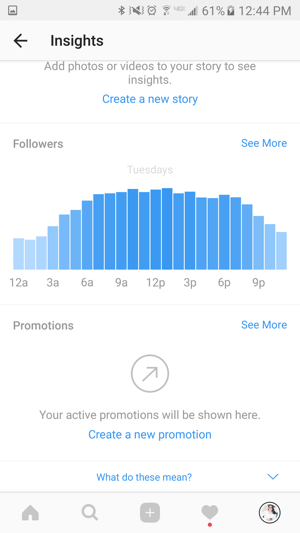 Gunakan analitik Instagram untuk mendapatkan informasi tentang pengikut Anda.