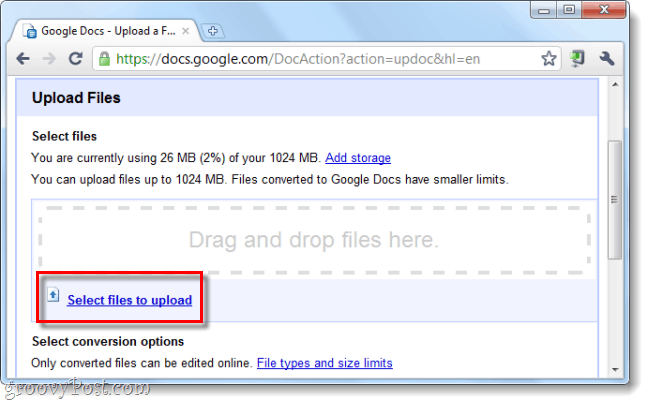 Cara Mengunggah File Web ke Google Documents dengan Cara Mudah