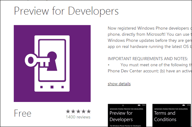 Cara Mendapatkan Pembaruan Windows Phone 8.1 Dini dengan Pratinjau untuk Pengembang