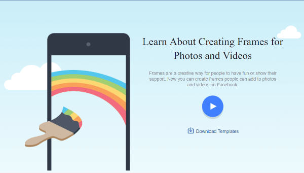 Platform Efek Kamera baru Facebook memungkinkan siapa saja, termasuk pemilik Halaman Facebook, untuk membuat bingkai profil khusus untuk foto pengguna.