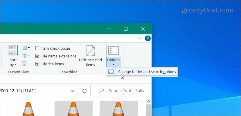 Opsi Penjelajah File Windows 10