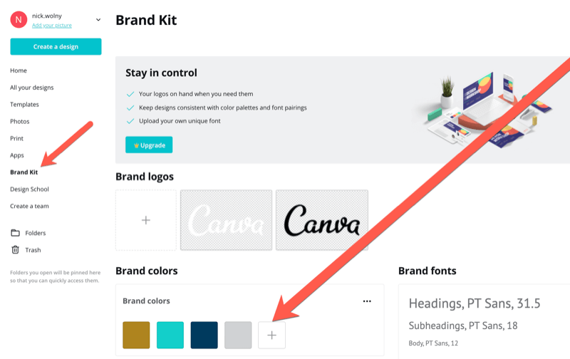 langkah-langkah menggunakan Canva untuk membuat grafik bermerek untuk kisah Instagram di siaran langsung