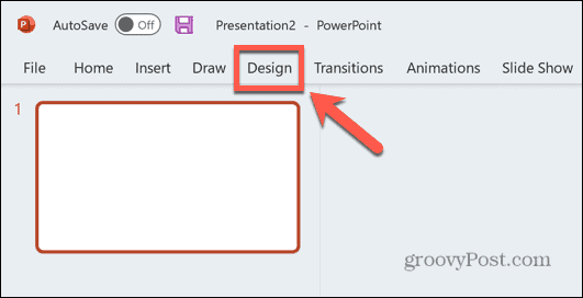 menu desain power point