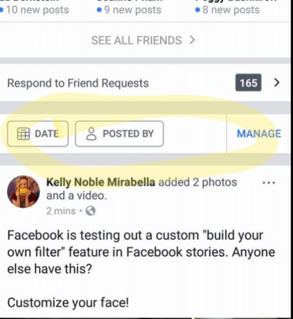 Facebook tampaknya meluncurkan cara mudah untuk mencari, memfilter, dan mengelola kiriman yang dibuat oleh Anda, teman Anda, atau semua orang.