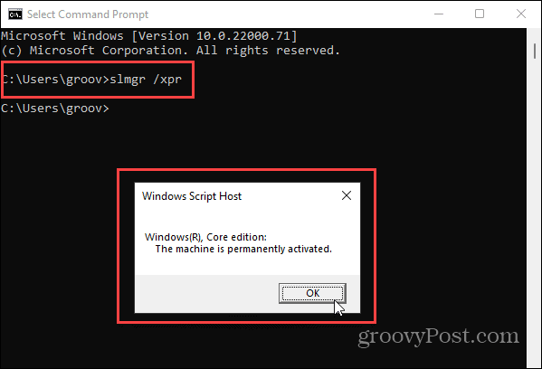 Command prompt Windows 11 Aktivasi