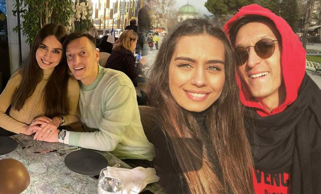 Mesut Özil, yang menjadi ayah untuk kedua kalinya, meneriakkan cintanya kepada Amine Gülşe! Musuh sedang retak