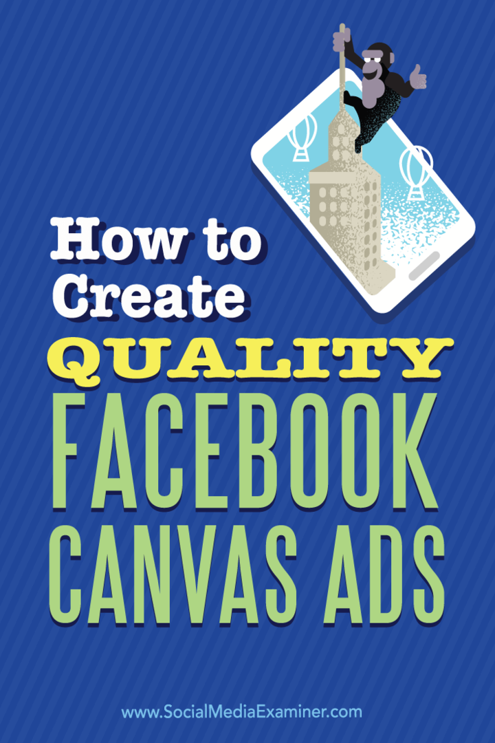Cara Membuat Iklan Kanvas Facebook Berkualitas: Penguji Media Sosial
