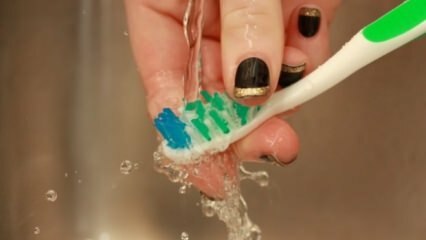 Bagaimana cara membersihkan sikat gigi?