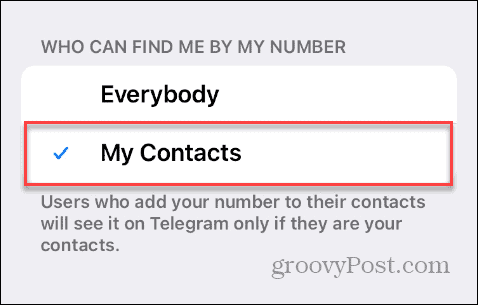 Temukan berdasarkan Nomor Telepon di Telegram