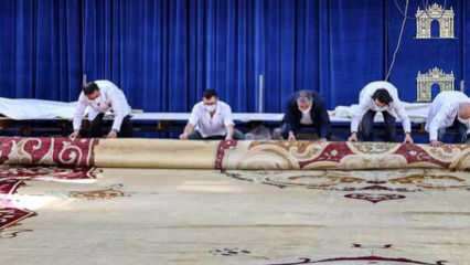 Pemulihan karpet terbesar Istana Nasional berakhir