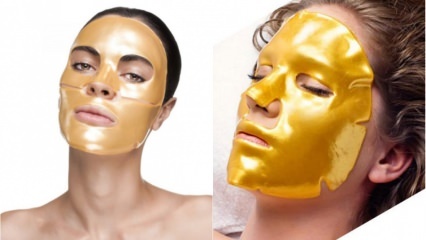 Apa yang dilakukan topeng emas? Apa manfaat masker emas bagi kulit? Bagaimana cara membuat topeng emas?