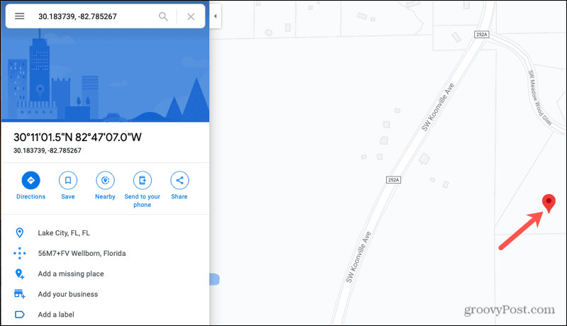 Detail Lokasi Google Maps Online
