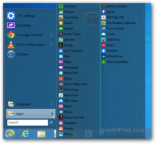 Aplikasi Windows 8