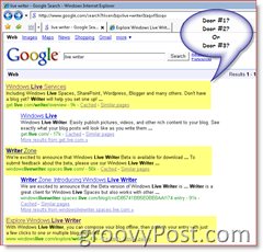 Gambar Hasil Pencarian Google untuk Windows Live Writer