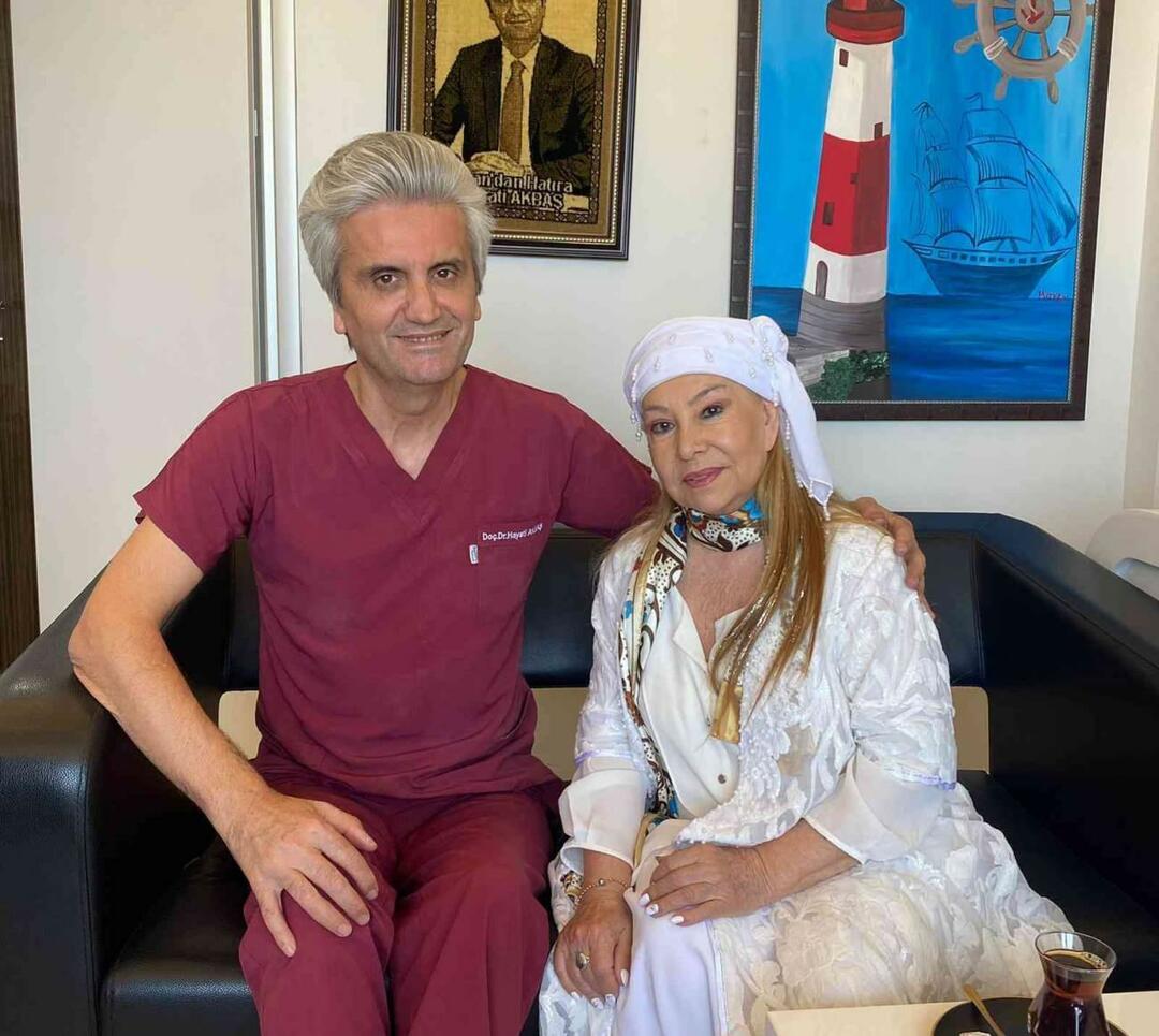 Bedia Akartürk yang berusia 81 tahun menjalani operasi! pertama kali terlihat