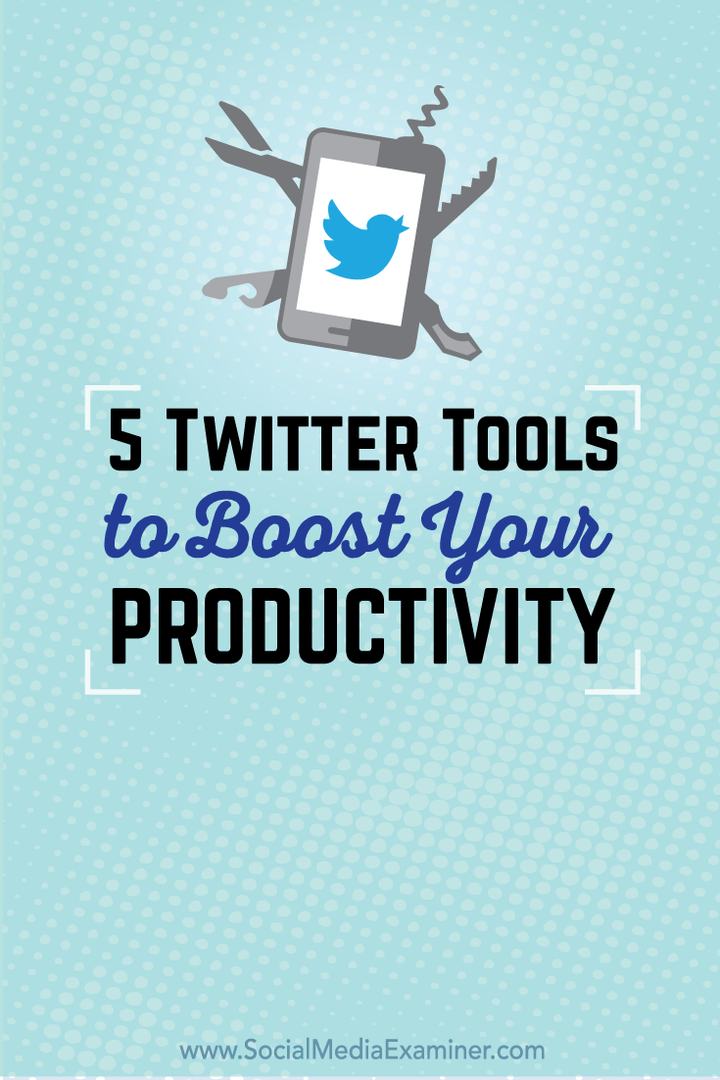 5 Alat Twitter untuk Meningkatkan Produktivitas Anda: Penguji Media Sosial