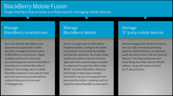 Tinjauan Umum BlackBerry Fusion