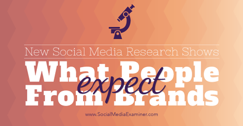 penelitian tentang ekspektasi pelanggan untuk merek di media sosial